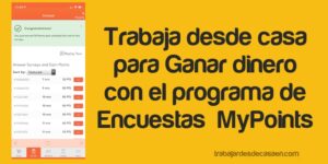 Trabaja desde casa para Ganar dinero en internet