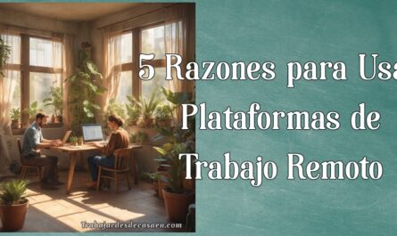 5 Razones para Usar Plataformas de Trabajo Remoto